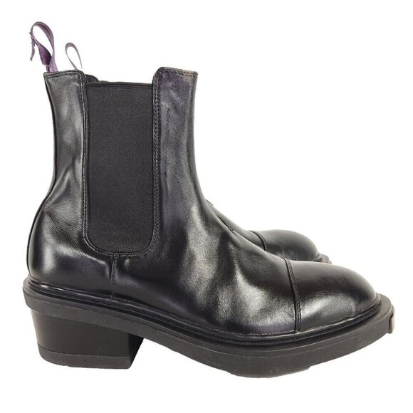 Eytys Nikita Leather Chelsea Boots 40 M 7.5 W 9 Unisex Black $370 - Picture 6 of 16